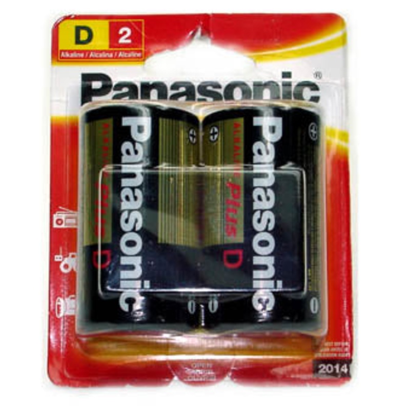 AM-1PA/2B – BATTERY ALKALINE D 1.5V  (2 pcs/pkg)