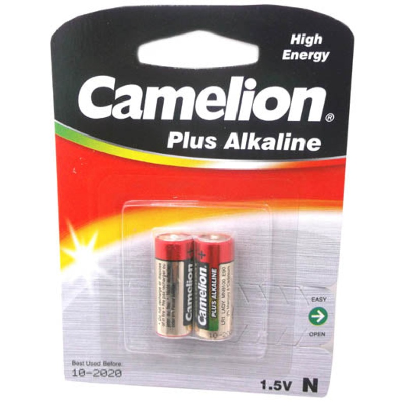 LR1-BP2 – BATTERY ALKALINE 1.5V N SIZE  (2 pcs/pkg)