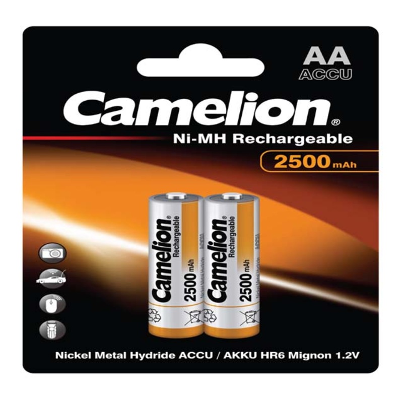 NH-AA2500BP2 – BATTERY NI-MH AA 1.2V 2500MAH  (2 pcs/pkg)