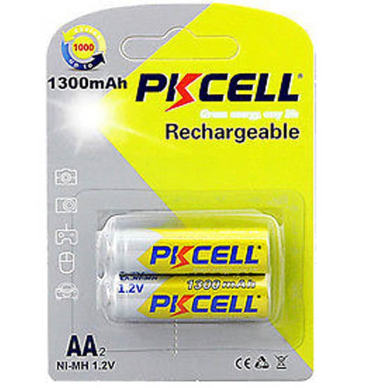 NIMH1300AA-2B – BATTERY NI-MH AA 1.2V 1300MAH  (2 pcs/pkg)