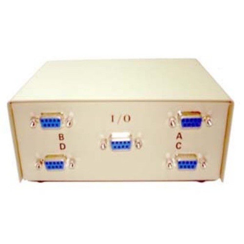 SBD9ABCD – DATA SW BOX DB9F 4WAY ROTARY