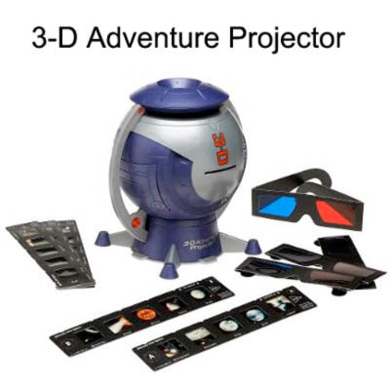 UM2040 – 3-D ADVENTURE PROJECTOR INCLUDES 2 PAIRS OF 3D GLASSES