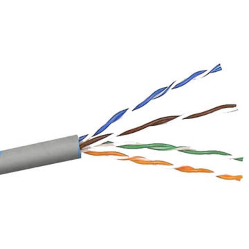1-A254-8R – CABLE CAT5E FT4 STR GRY 1000FT UTP 4P/24AWG 350MHZ CM