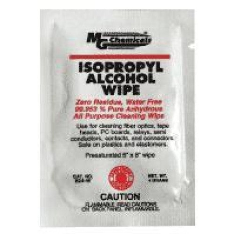 824-WX50 – ISOPROPYL ALCOHOL WIPES 5X6INCH 99.95% ALCOHOL (50 pcs/pkg)