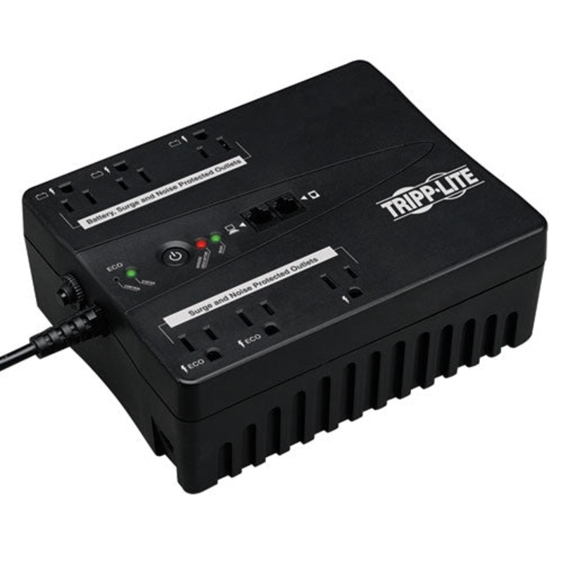 ECO350UPS – UPS 350VA 180W 6 SURGE O/LET 6FT PHONE/DATA PROTECT 12MIN BACKUP