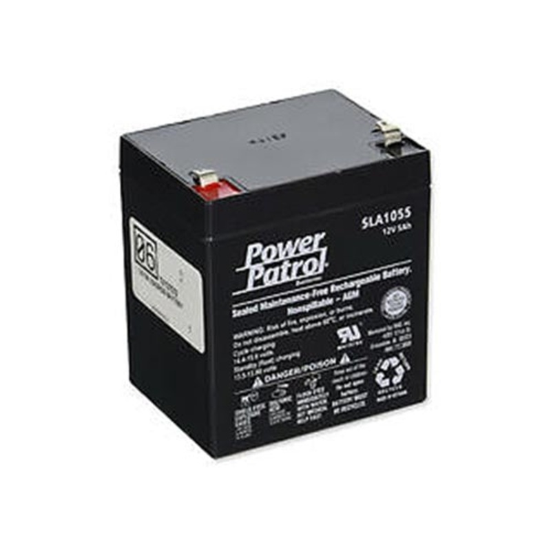 SLA1055 – BATTERY LEAD ACID 12V 5AH QT 3.5X2.75X4IN (90X70X100MM)