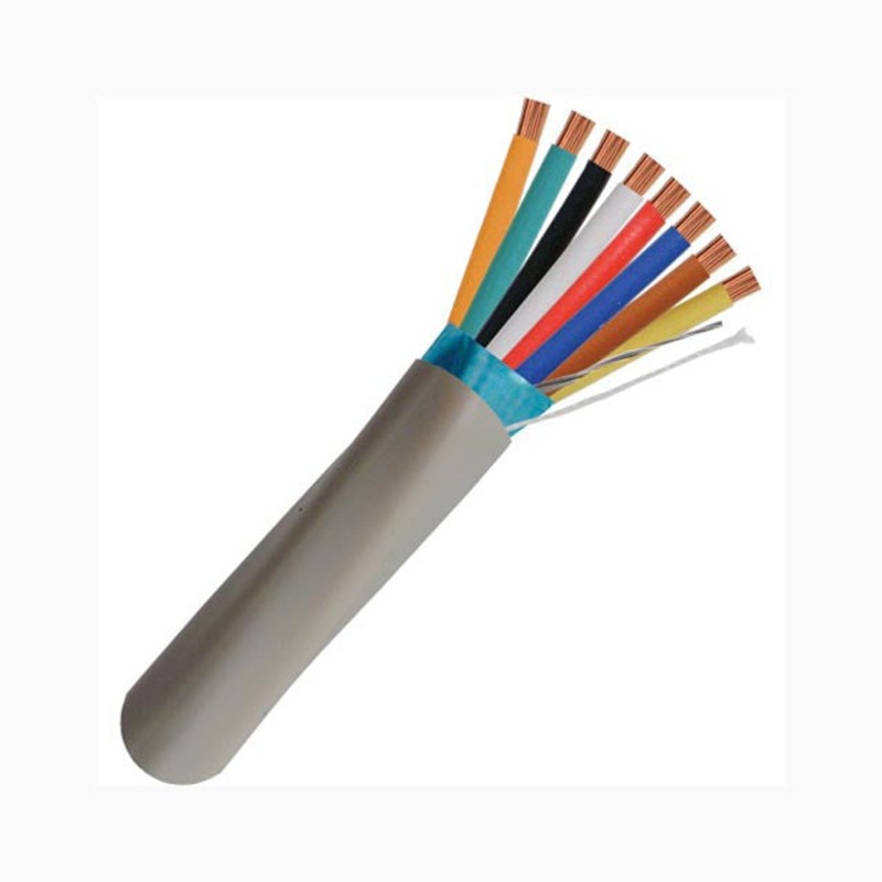 T5508-10 – CABLE 8C 22AWG STR SHLD 10METER FT4 600V 105C GREY