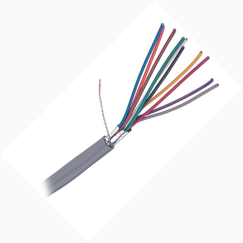 T5510-20 – CABLE 10C 22AWG STR SHLD 20METER FT4 600V 105C GREY