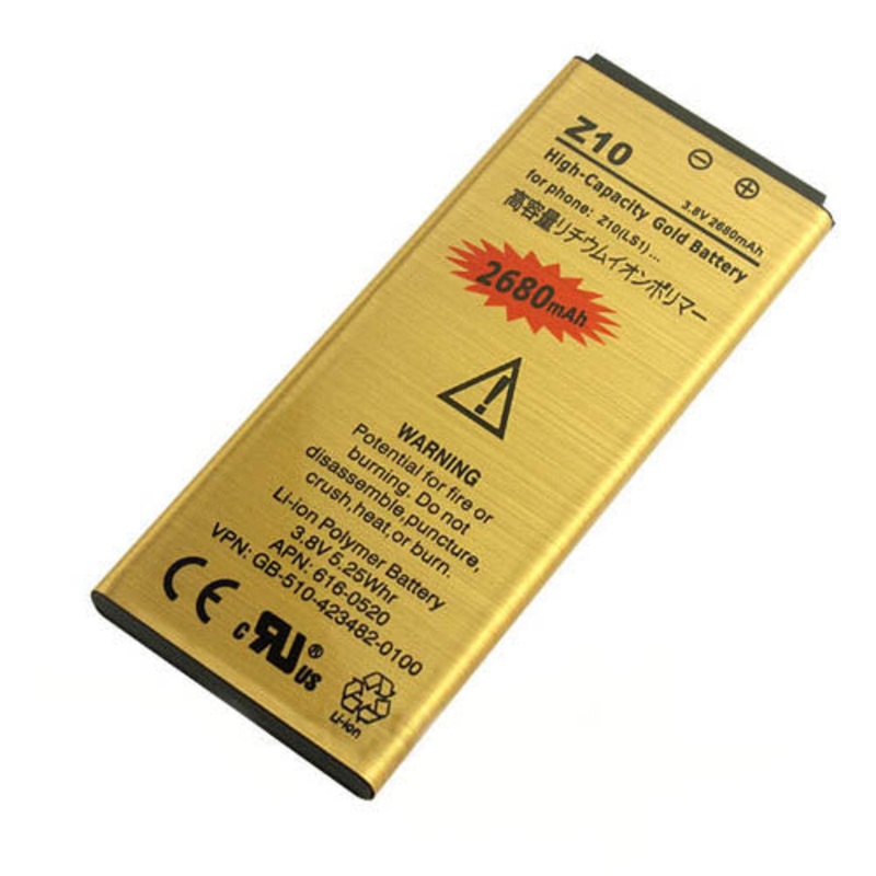 Z10G – BATTERY CELLPHONE FOR BLACKBERRY Z10 3.8V 2680MAH HIGH-CAPACITY