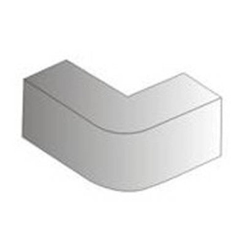 02392 – RACEWAY OUTSIDE ELBOW 0.78X0.4IN WHITE