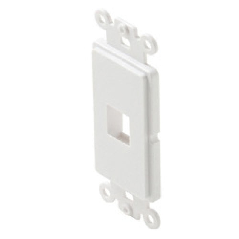 NP-JDS/1 – WALL PLATE DECORA INSERT 1PORT WHITE