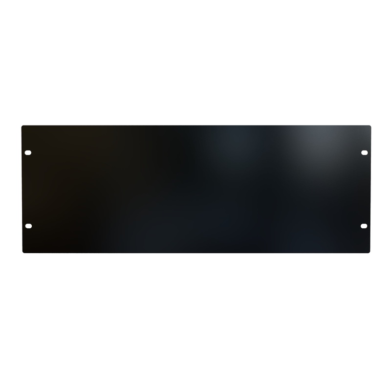 PBPS19003BK2 – RACK STEEL PANEL 2U 19IN(W) 14-GAUGE BLANK STEEL PLATE