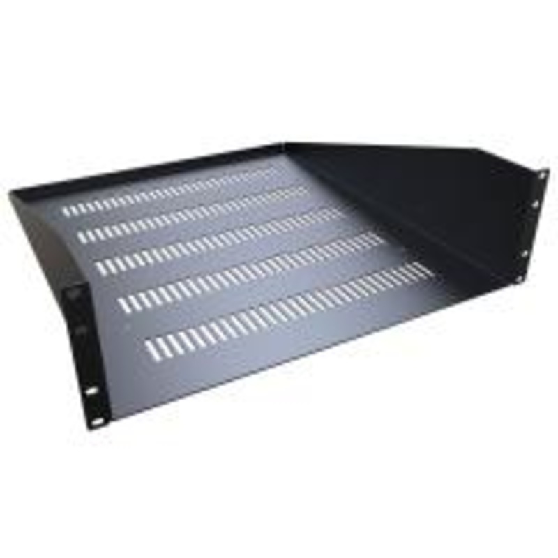RASV190520BK1 – RACKMOUNT SHELF 3U 5.25(H)X20IN DEPTH VENTED BACK LIP FOLDED UP