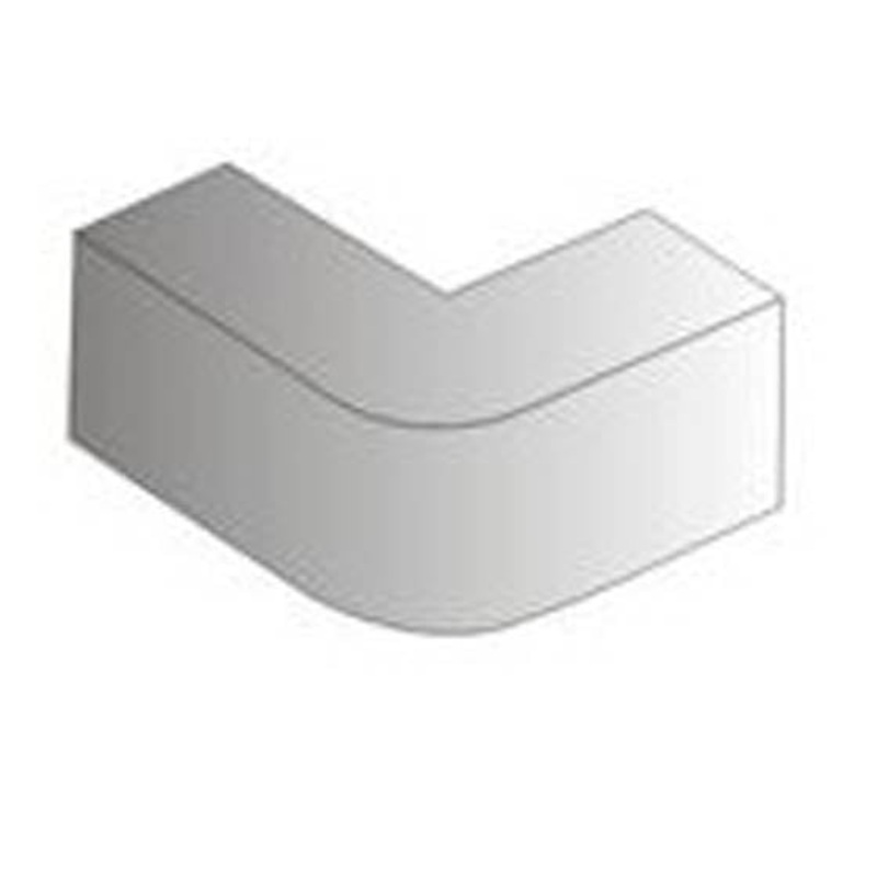 02393 – RACEWAY OUTSIDE ELBOW 0.9X0.5IN WHITE