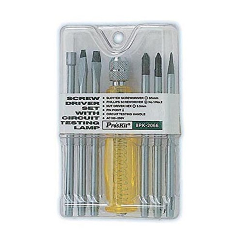 8PK-2066 – SCREWDRIVER SET 7PCS INTERCHANGE
