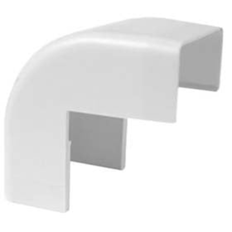 9514 – RACEWAY OUTSIDE ELBOW 1.5IN FLAT WHITE