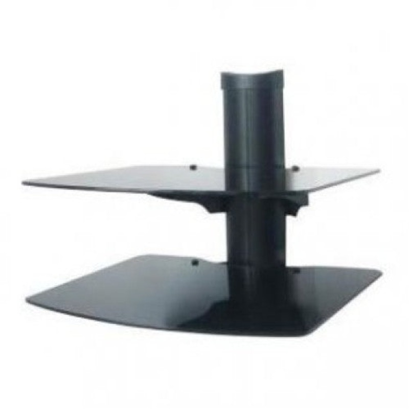 PPA049-2 – AUDIO VIDEO WALLMOUNT 22LB DUAL SHELF GLASS