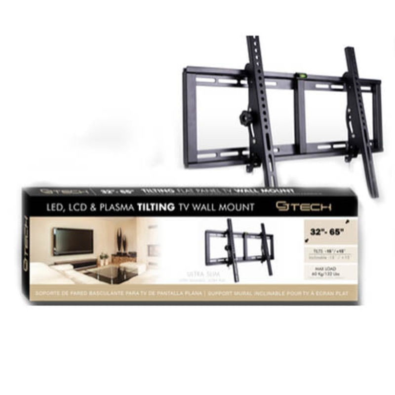T00522 – TV WALLMOUNT 32-65IN TILT 50KG FLAT PANEL -10/+10