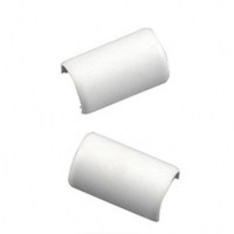 WC305 – RACEWAY COUPLING 0.5IN RND WHITE