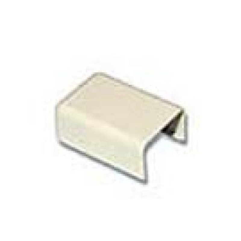 WC336 – RACEWAY END CAP 0.75X.5IN WHT FLAT