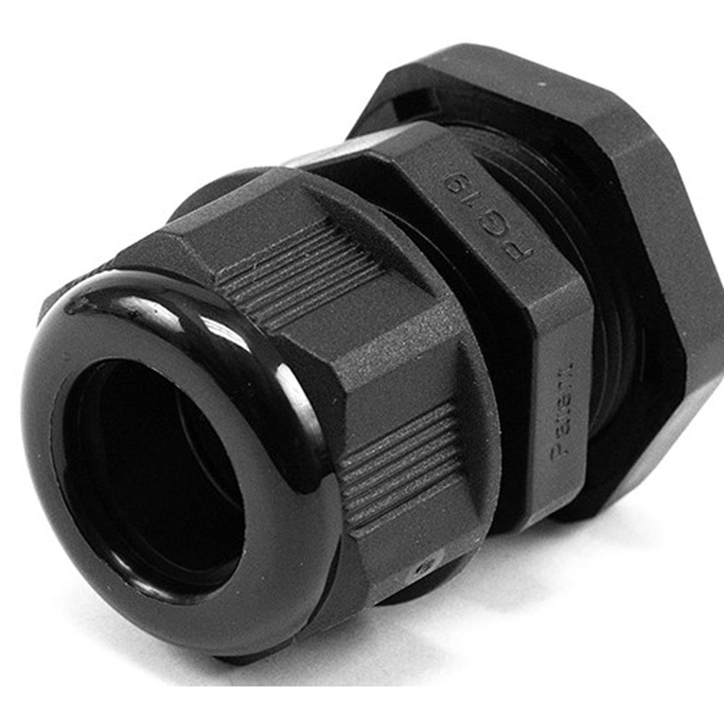 1427NCGPG19B – STRAIN RELIEF CORDGRIP PG19 24MM DIA 15MM WIRE NYLON BLK 42 LONG