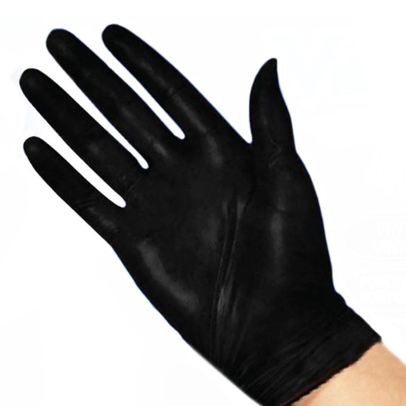 45083-MEDIUM – GLOVES NITRILE BLACK MEDIUM DISPOSABLE POWDER FREE (80 pcs/pkg)