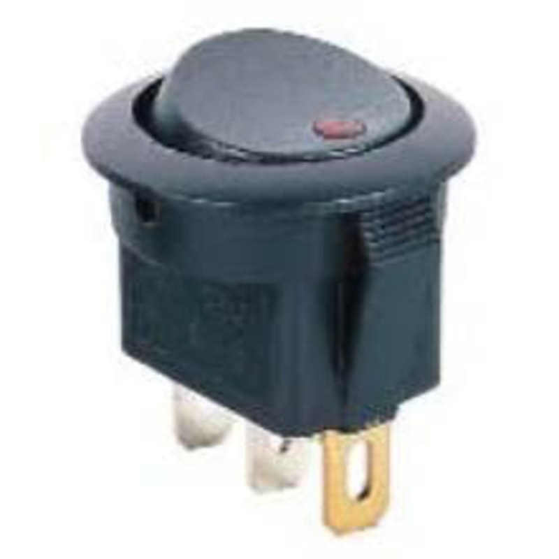 66-2288 – ROCKER SWITCH LIT 1P1T ON-OFF 16A 12VDC RED