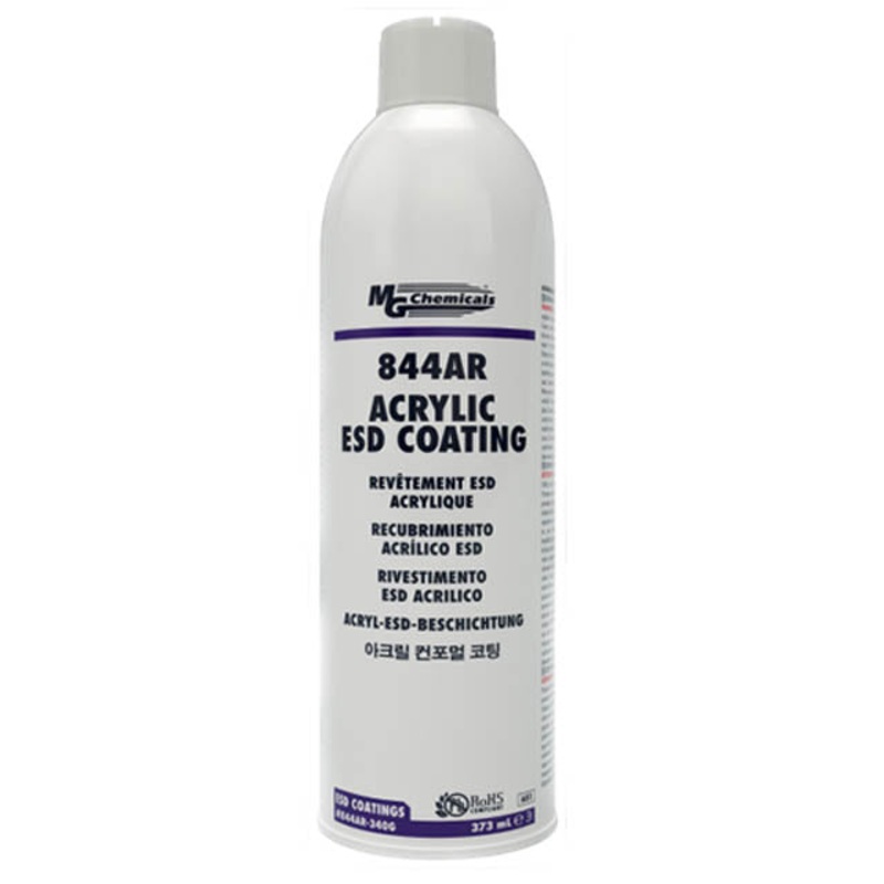 844AR-340G – ACRYLIC ESD COATING 373ML ANTISTATIC SPRAY