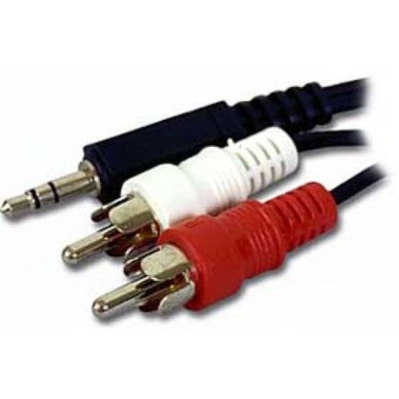 PRO-945-91-6 – AUDIO CABLE 3.5 STEREO PL-RCAPX 6FT