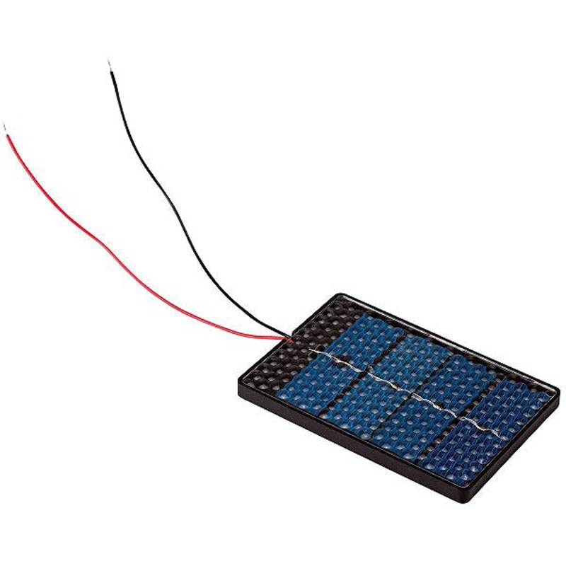 SOL 4 – SOLAR PANEL 2V 200MA 2.6X3.7IN WITH WIRE