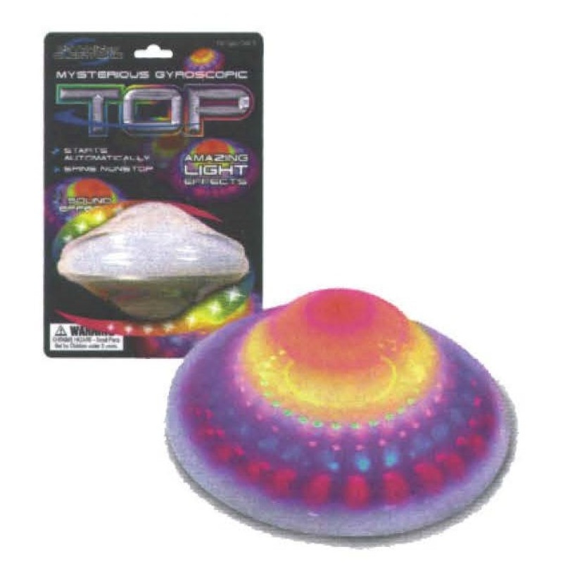 03-GTL01 – GYROSCOPE W/LIGHT AND SOUND EFFECT 3 AAA BATTERIES INCLUDED