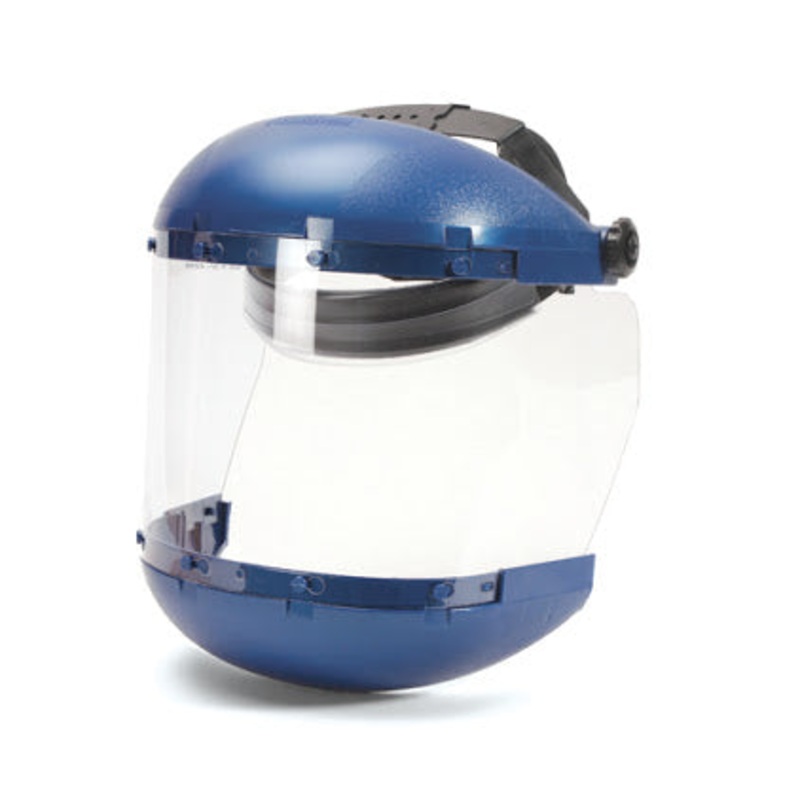 38110 – FACE SHIELD BLUE CROWN AND CHIN GUARD PROTECTION