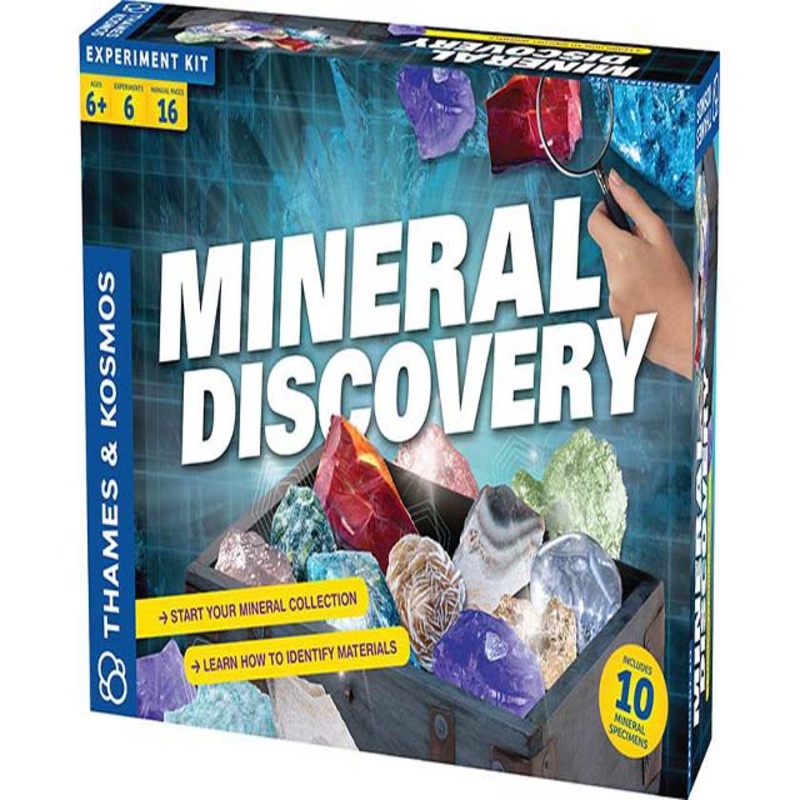 665105 – MINERAL DISCOVERY KIT WITH 6 EXPERIMENTS