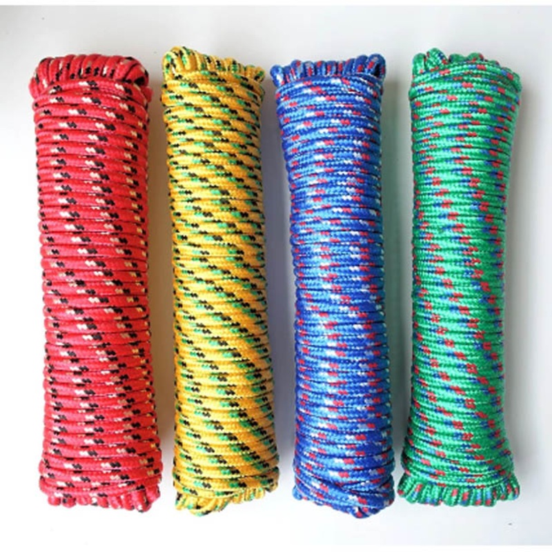99020 – ROPE POLY TWISTED 20FT ASSORTED COLORS ALL PURPOSE 3/8IN