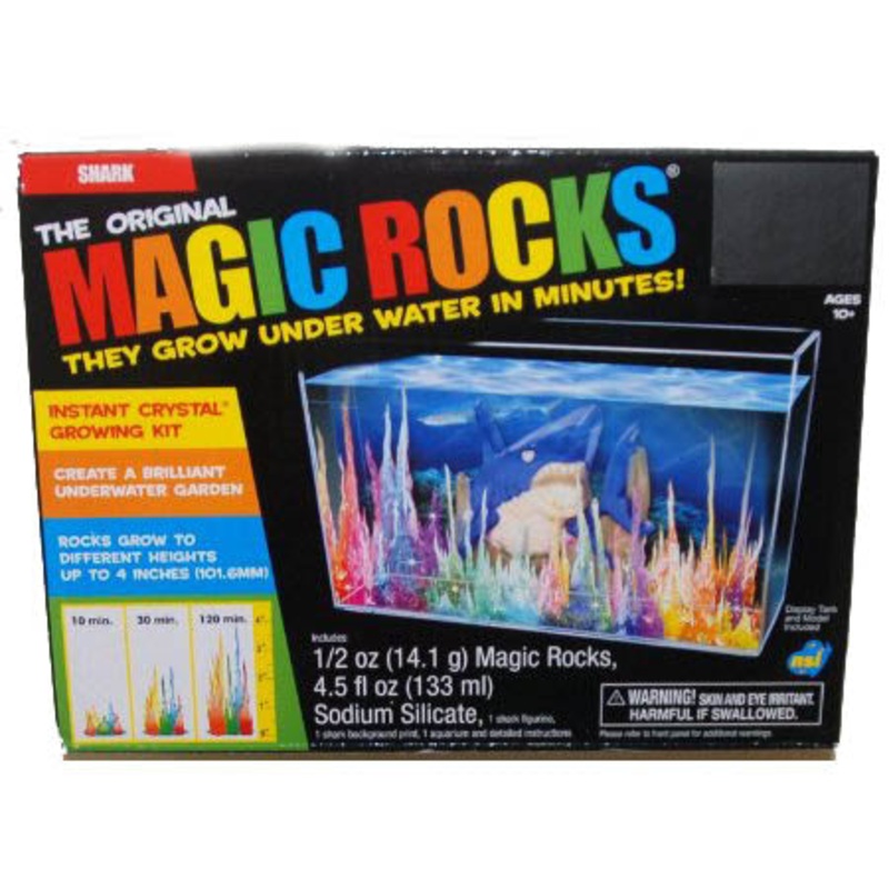 2928 – CRYSTAL GROWING KIT-SHARK W/DISPLAY TANK AND MODEL