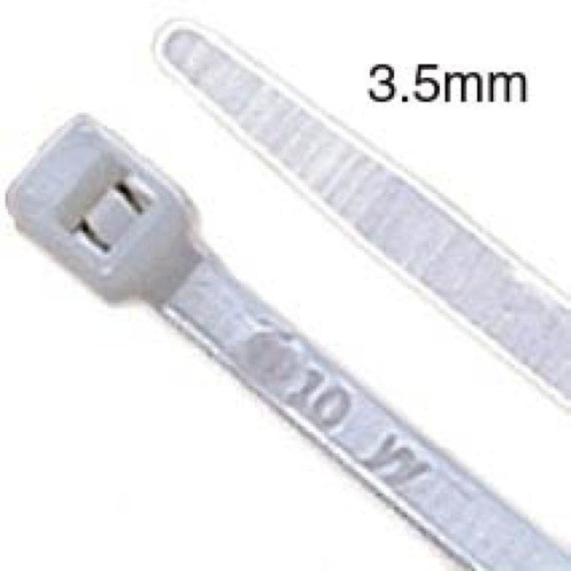 KBA-0630B-1000 – CABLE TIE NAT 6IN WIDTH 3.5MM  (1000 pcs/pkg)