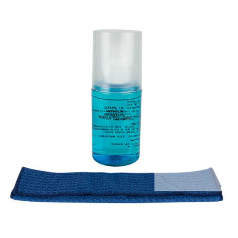 QPF-1744A – SCREEN CLEANER ANTISTATIC 200ML WITH 11IN MICROFIBER CLOTH