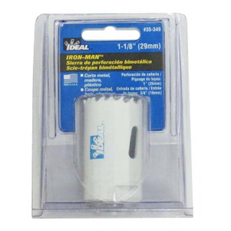 35-349 – HOLE SAW 1-1/8IN PIPE TAP 1INCH