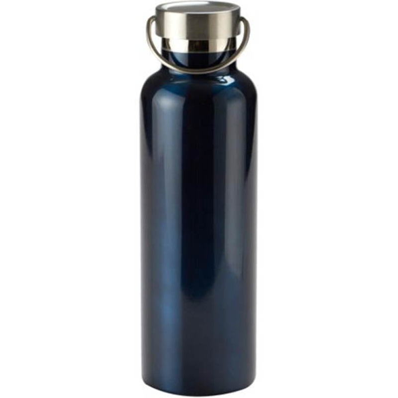 4423-011 – WATER BOTTLE 750ML STAINLESS STEEL DOUBLE WALL BLUE