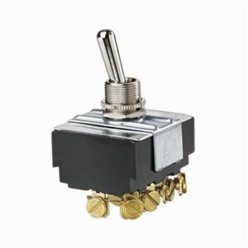 774108 – TOGGLE SWITCH 4P1T 15A ON-OFF 125VAC SCREW 11MM HOLE