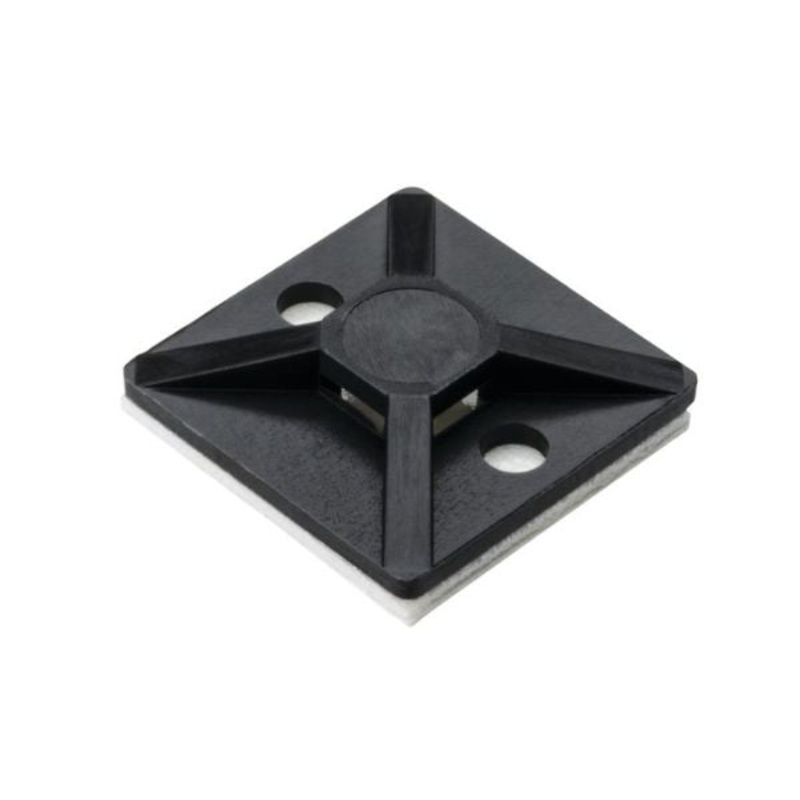 01556 – CABLE TIE MOUNT BLK 25X25MM  (100 pcs/pkg)