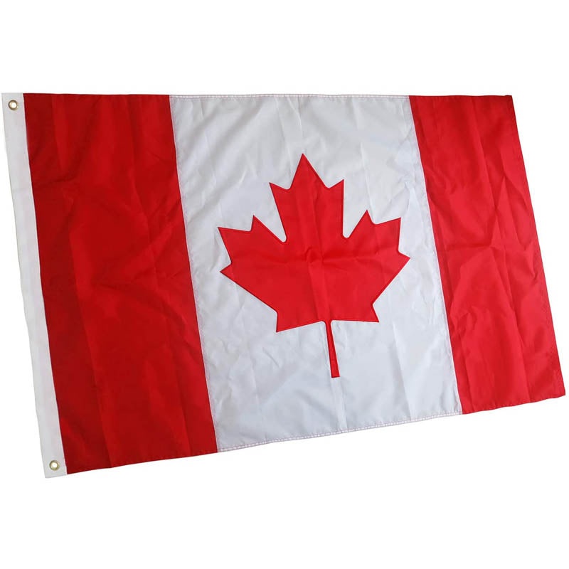 09961 – CANADA SOUVENIR FLAG 3X6FT EMBROIDERED