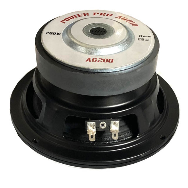 A6200 – SPEAKER RND 8R 200W MAX 6IN BLK 90DB 30-5KHZ