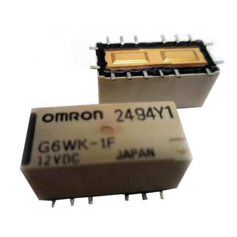 G6WK-1F DC12 – RELAY DC LATCH 12V 1P2T 16P SMT 30MA HIGH FREQUENCY RELAY 2.5GHZ