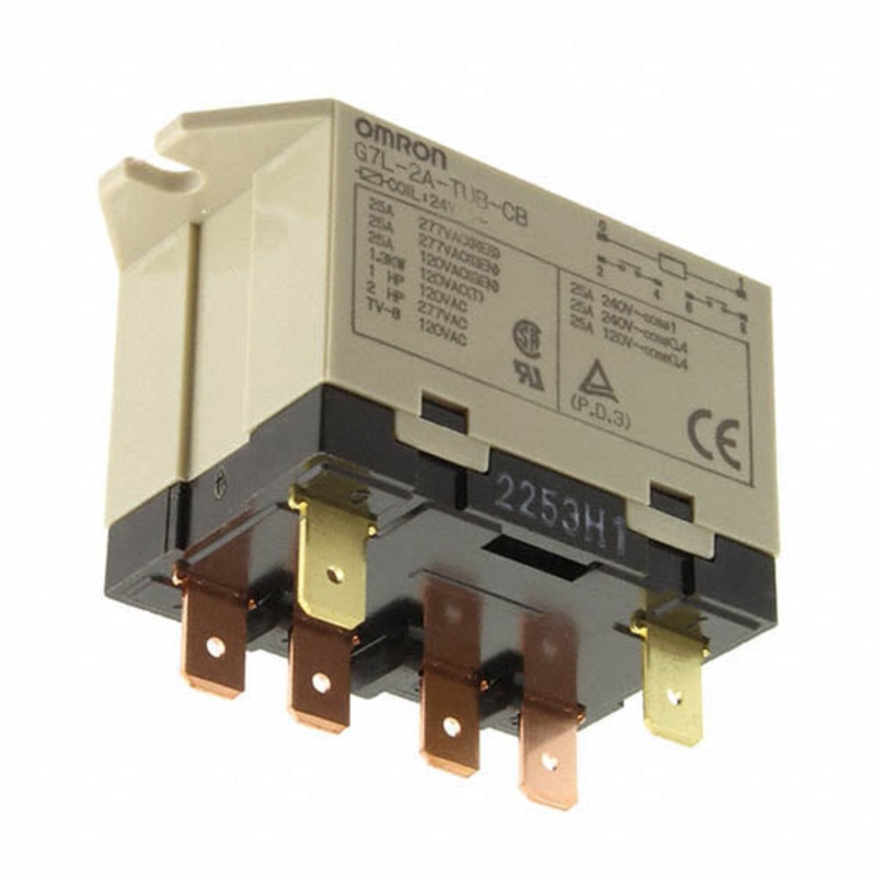 G7L-2A-TUBJ-CB DC24 – RELAY DC 24V 25A 2P1T 6P STAND ALONE ITEM