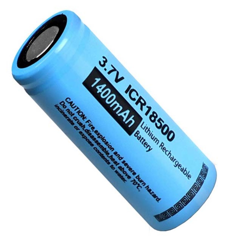 ICR18500 – BATTERY LI-ION 3.7V 1400MAH 18500