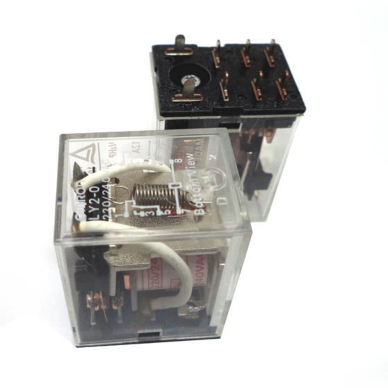 LY2-0-AC220/240V – RELAY AC 220/240V 2P2T 10A 8P PCMT 10A/120VAC/220VAC