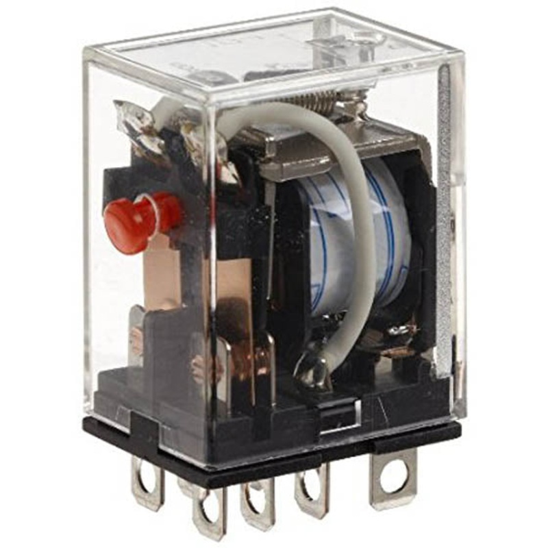 LY2I4N-AC110/120 – RELAY AC 110-120V 2P2T 10A 8P PLUGIN 10/120VAC/240VAC TEST+LED