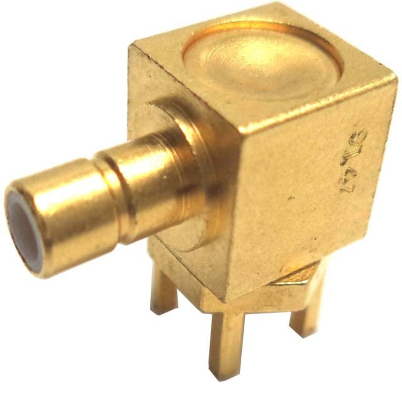 M39012/96-0001 – MIL SPEC SMB PLUG PCRA MALE PIN 75R GOLD