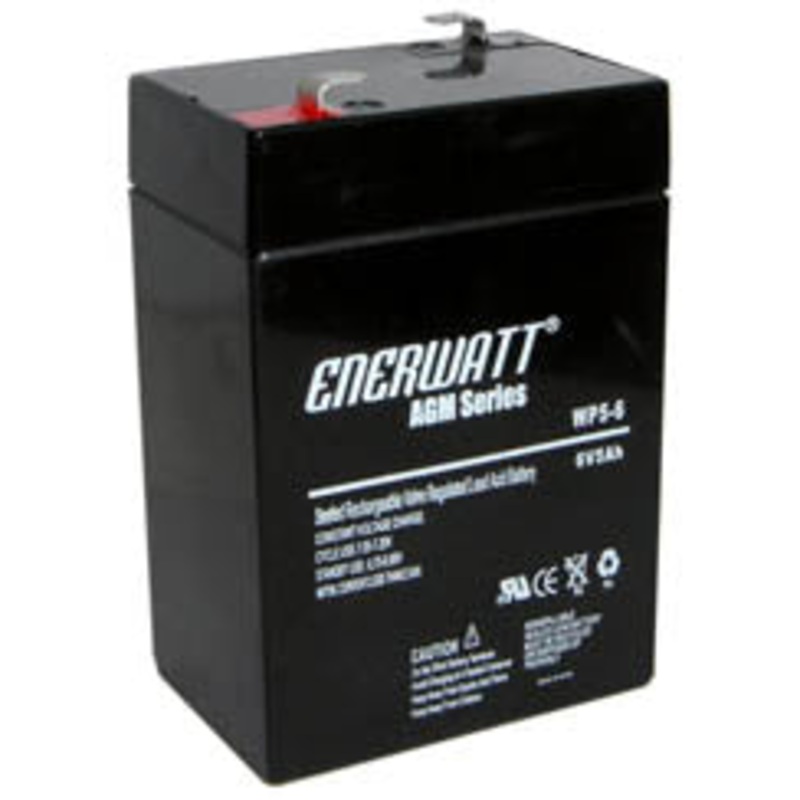 RT650 – BATTERY LEAD ACID 6V 5AH 2.75X1.85X3.9IN(LXWXH)